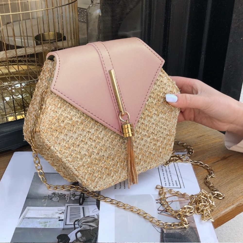 Premium high crafted Hexagonal  Women Purse